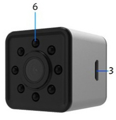 SQ11 mini DV HD 1080P камера с датчиком движения и ночной съемкой