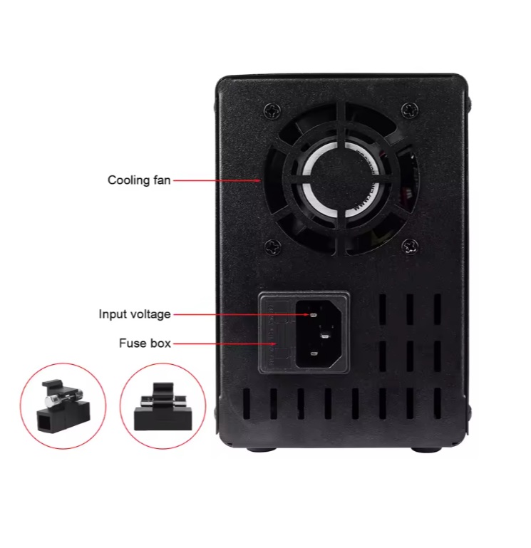 картинка Блок питания Nice-Power R-SPS3010D 0–30В / 10А, USB, Type-C, черный от магазина "мир Электроники"