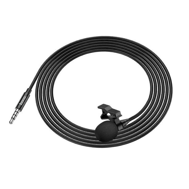 картинка Микрофон петличка HOCO L14 проводной от магазина "мир Электроники"