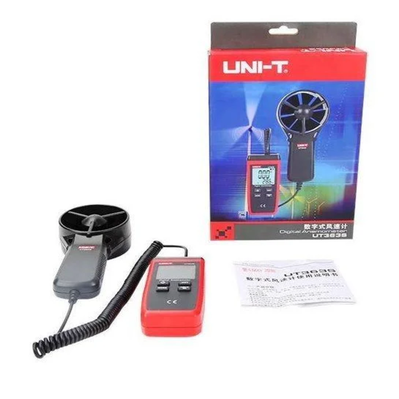 картинка Анемометр, скорость ветра UNI-T UT363S с выносным датчиком от магазина "мир Электроники"