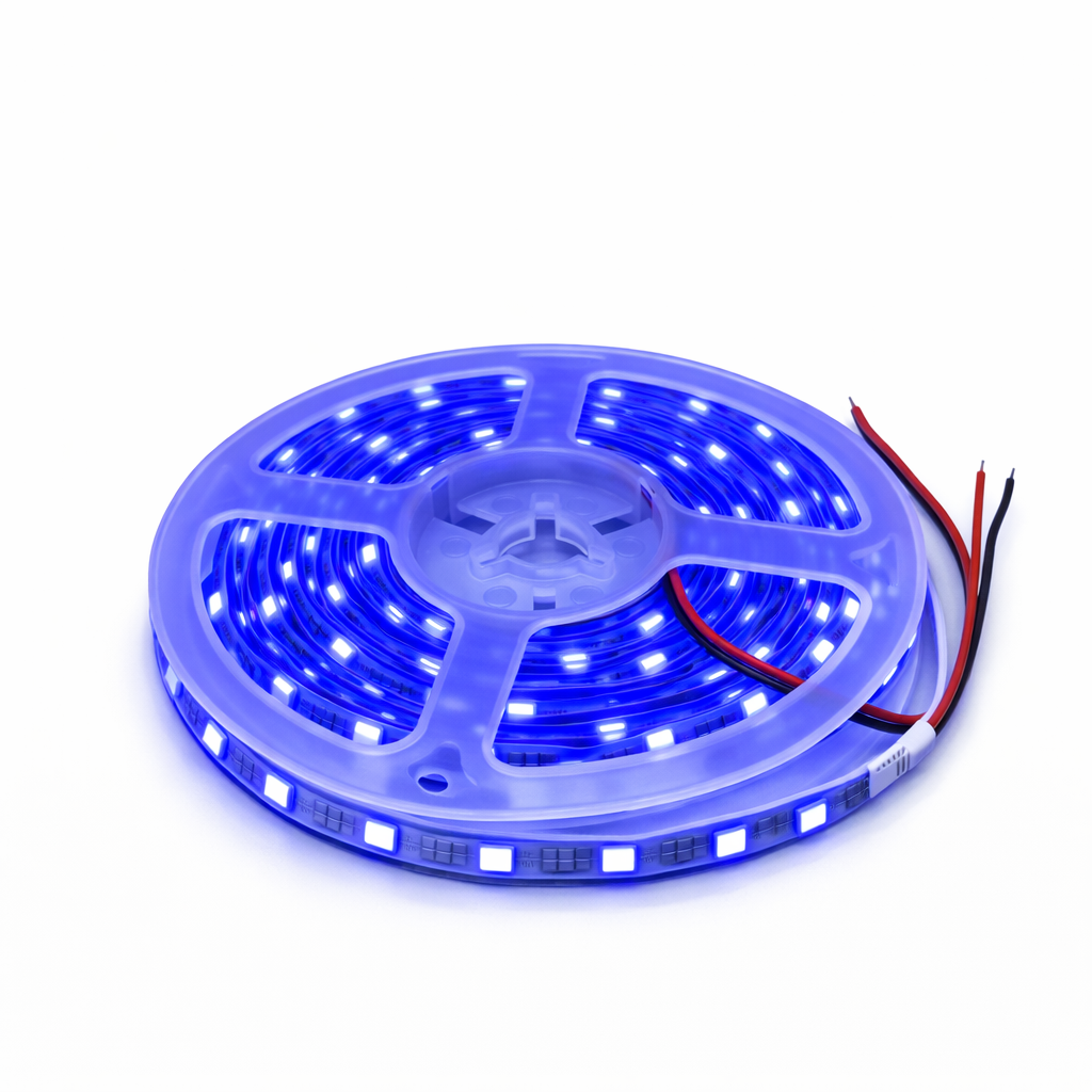 картинка Светодиодная лента SMD 3528,12В 5м синий от магазина "мир Электроники"