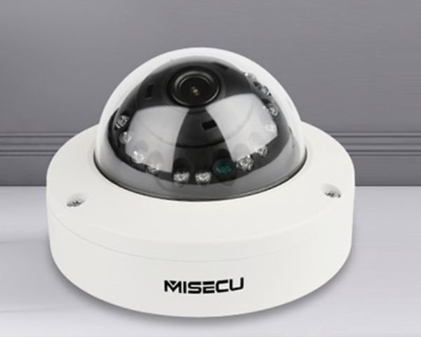 картинка Купольная IP камера MISECU IPC-DM12E-20H 2Мп 1080P H265 POE/48В, обнаружение движения, ночное видение (Код: ) от магазина "мир Электроники"