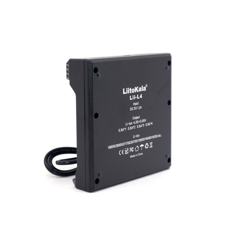 картинка Зарядное устройство LiitoKala Lii-L4, 4 слота Li-Ion от магазина "мир Электроники"