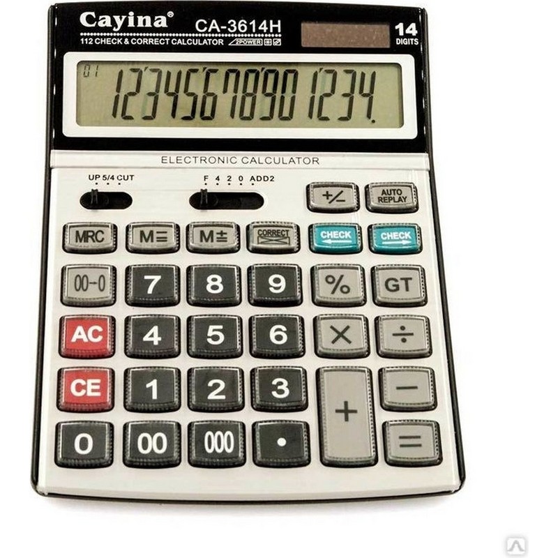 картинка Калькулятор Cayina CA-3614H от магазина "мир Электроники"