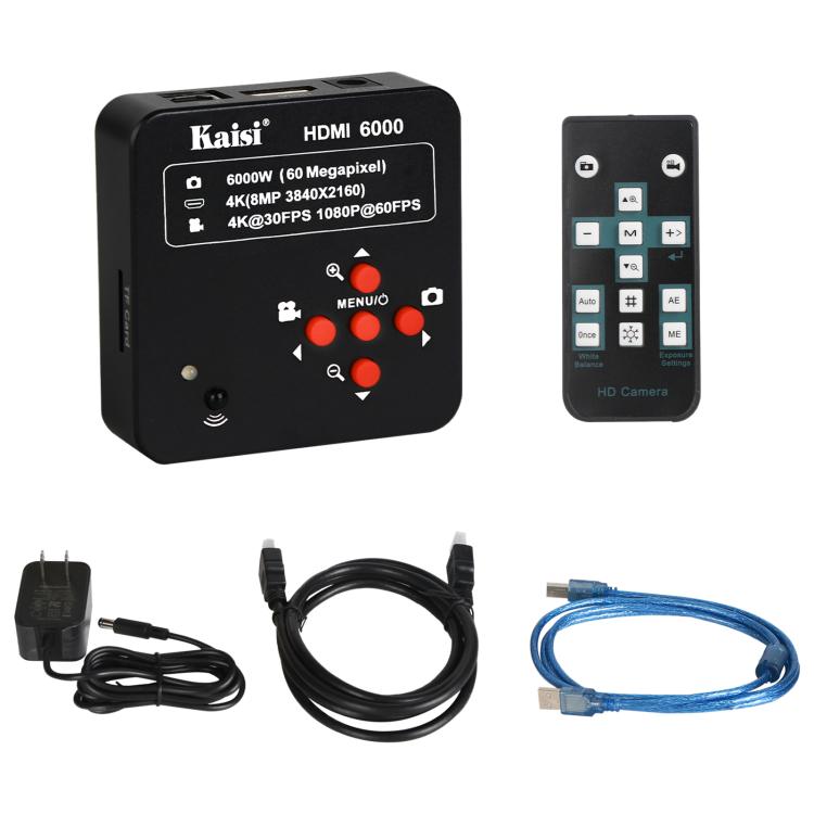 картинка Камера Kaisi HDMI 6000W 4K, 60Мп, для микроскопа, USB, TF card, без объектива от магазина "мир Электроники"
