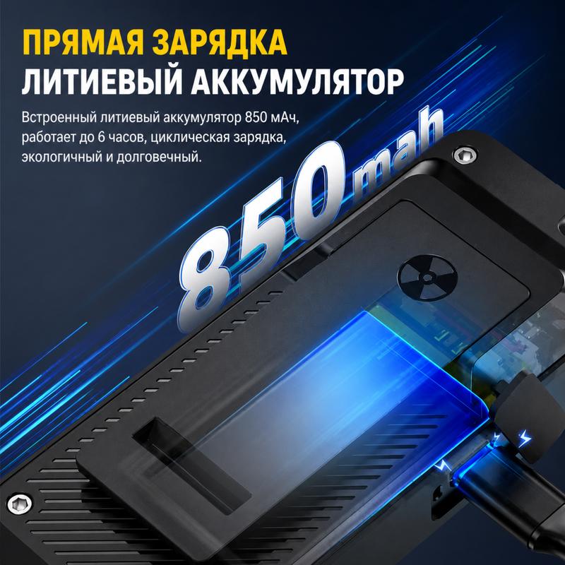 картинка Дозиметр детектор Fnirsi GC-02, счетчик Гейгера (радиация), 850 мАч от магазина "мир Электроники"