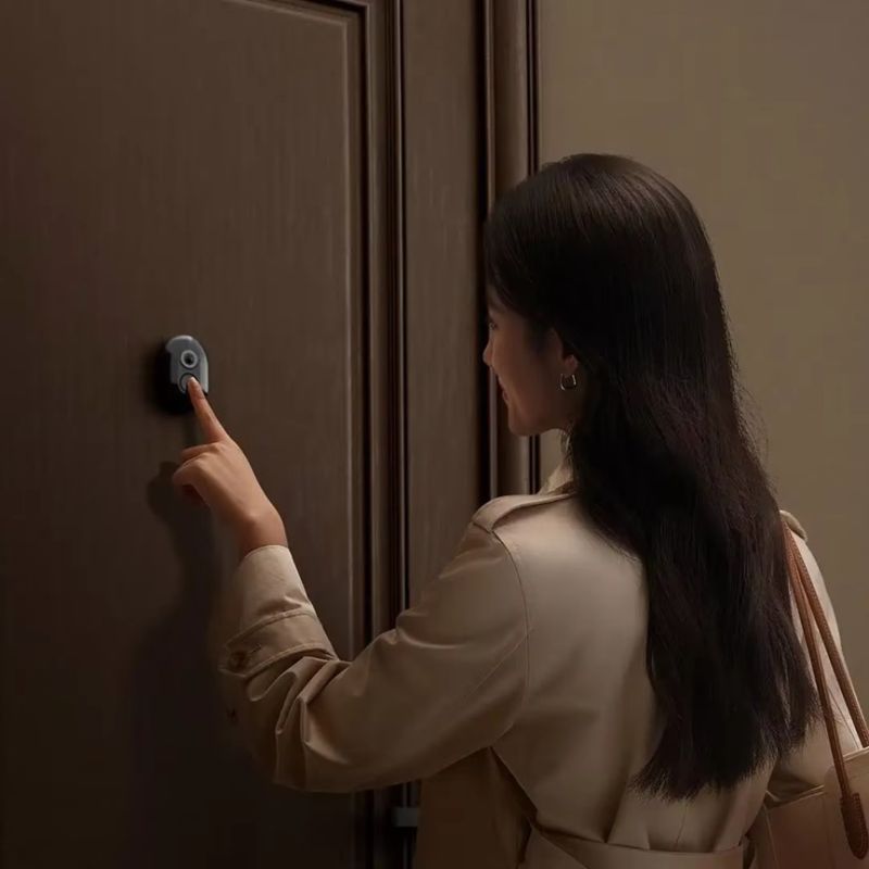 картинка Видео-глазок Xiaomi Smart Cat Eye 2 (MJMY01BY), камера 3Мп, 8000 мАч от магазина "мир Электроники"