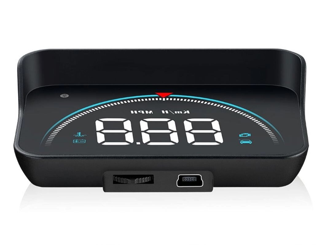 картинка Проектор-дисплей на стекло для автомобиля HUD M8 от магазина "мир Электроники"