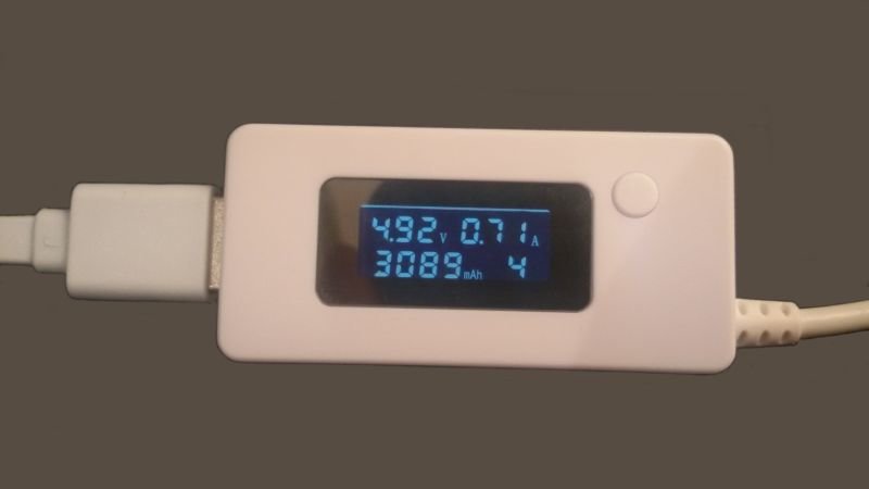картинка Тестер зарядных и других устройств USB KCX-017 до 20000 мАч от магазина "мир Электроники"