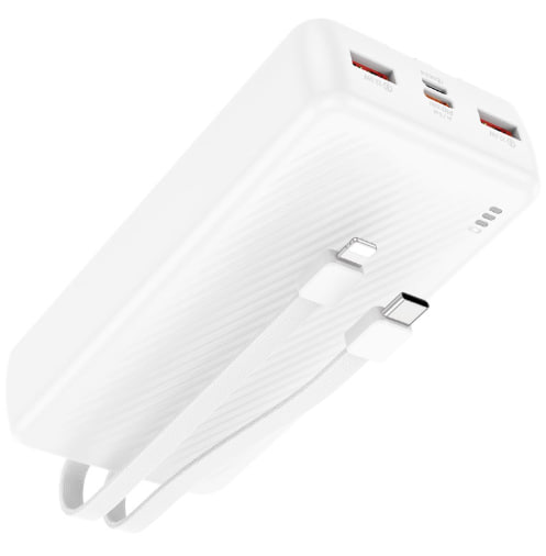 картинка Power Bank Borofone BJ57A 10000мАч, 22.5Вт, QC 3.0, 2 входы, 3 выхода от магазина "мир Электроники"