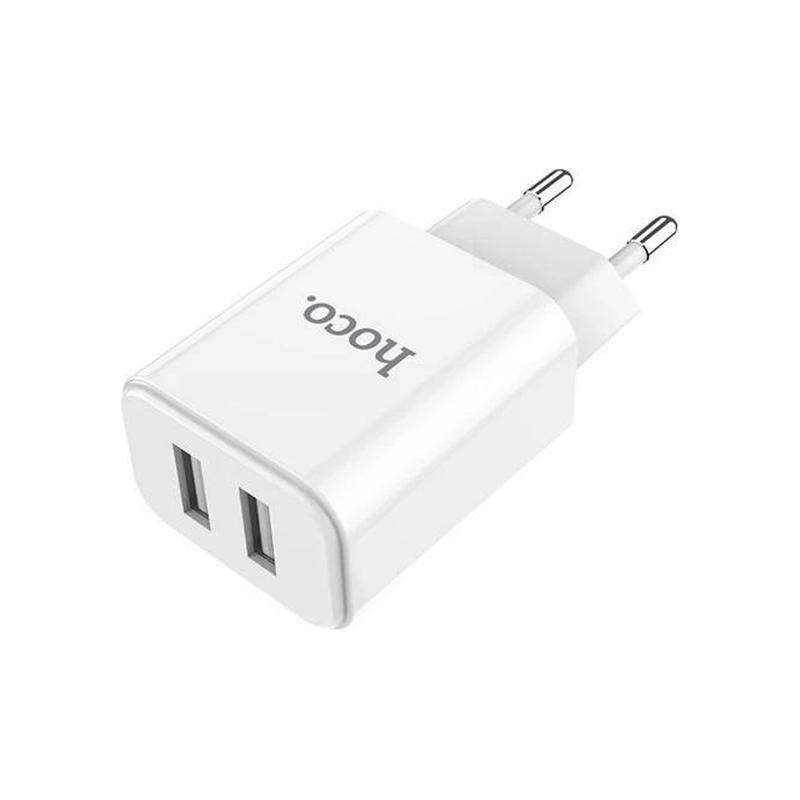 картинка Зарядное устройство HOCO C62A 2 USB, 2.1 A, голова от магазина "мир Электроники"