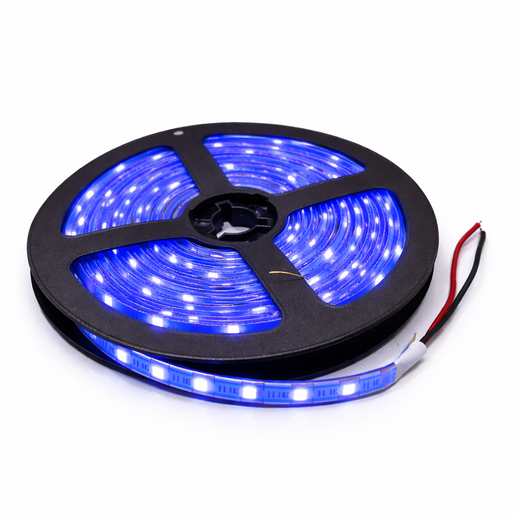 картинка Светодиодная лента SMD 3528,12В 5м синий водозащищенная от магазина "мир Электроники"