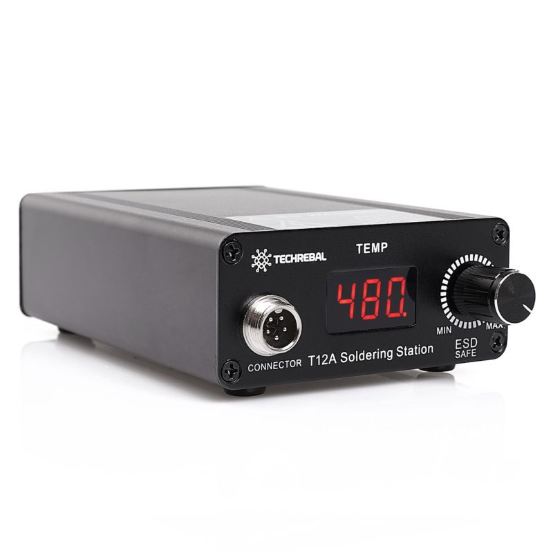 картинка Паяльная станция TECHREBAL T12A, 75 Вт, жало T12 5 шт. от магазина "мир Электроники"
