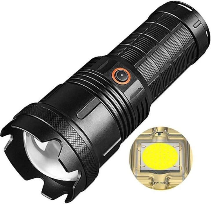 картинка Фонарик супер мощный Fanalike KM-299J, 3000 Лм от магазина "мир Электроники"