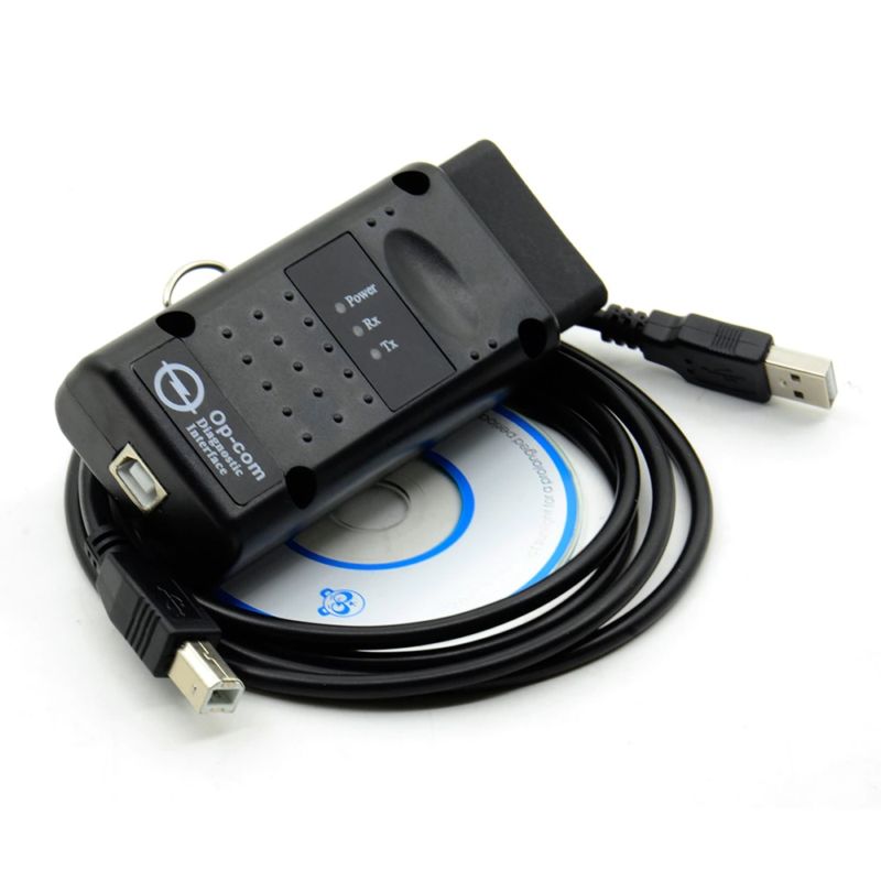 картинка Диагностический сканер OP-COM OBD2 V1.99 для Opel, PIC18F458 от магазина "мир Электроники"