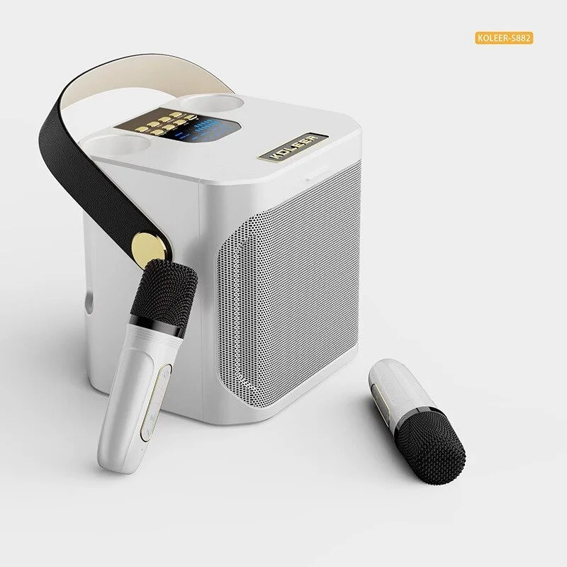 картинка Колонка капарке Bluetooth KOLEER BETTER S882, ВТ 5.3, 10 Вт + 2 ВТ микрофона от магазина "мир Электроники"