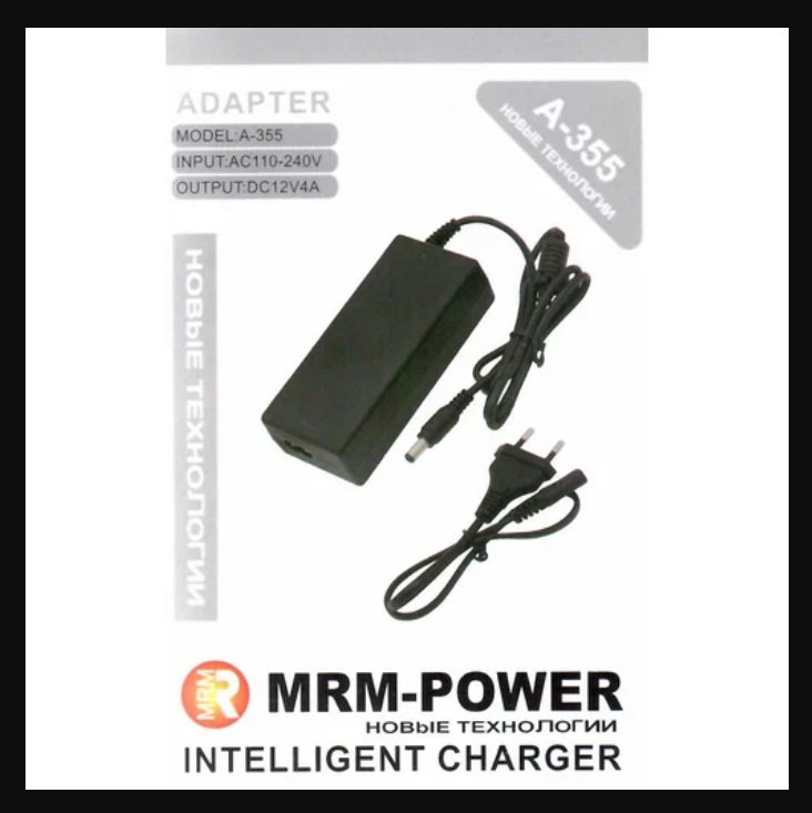 картинка Блок питания MRM-POWER A-355  12В, 4А от магазина "мир Электроники"
