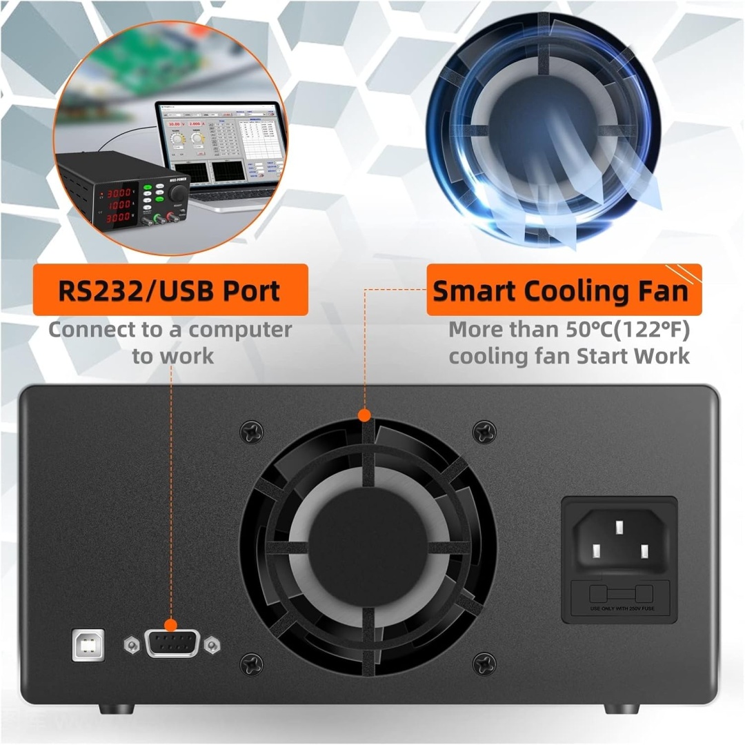 картинка Импульсный лабораторный блок питания Nice-Power SPPS-S3010-232 (30 В / 10 А) от магазина "мир Электроники"