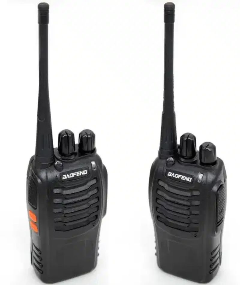 картинка Рация Baofeng BF-888S 400-470 МГц, 16 каналов, 5 Вт, комплект 2 шт. с гарнитурой от магазина "мир Электроники"