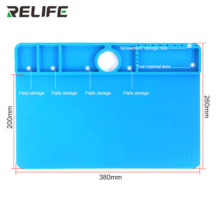 картинка Силиконовый термостойкий коврик RL-004I, 38х26 см от магазина "мир Электроники"