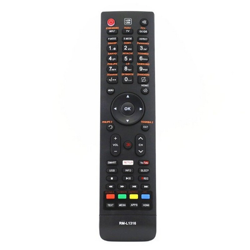 картинка Пульт универсальный HUAYU  RM-L1316 для TV универсальный от магазина "мир Электроники"