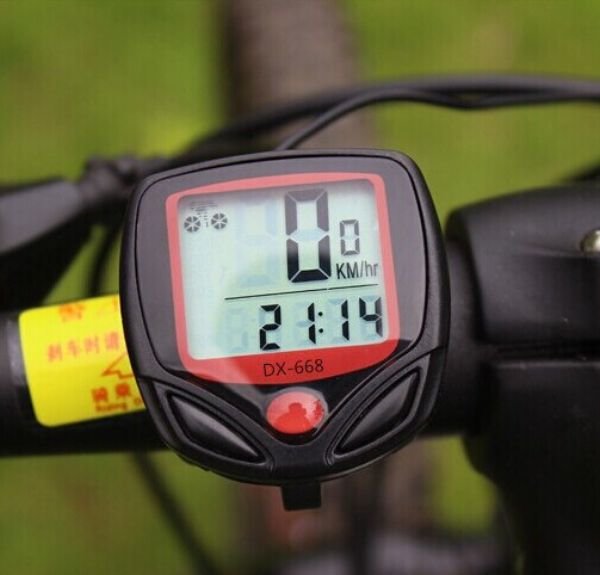 картинка Велосипедный мини компьютер - спидометр многофункциональный от магазина "мир Электроники"