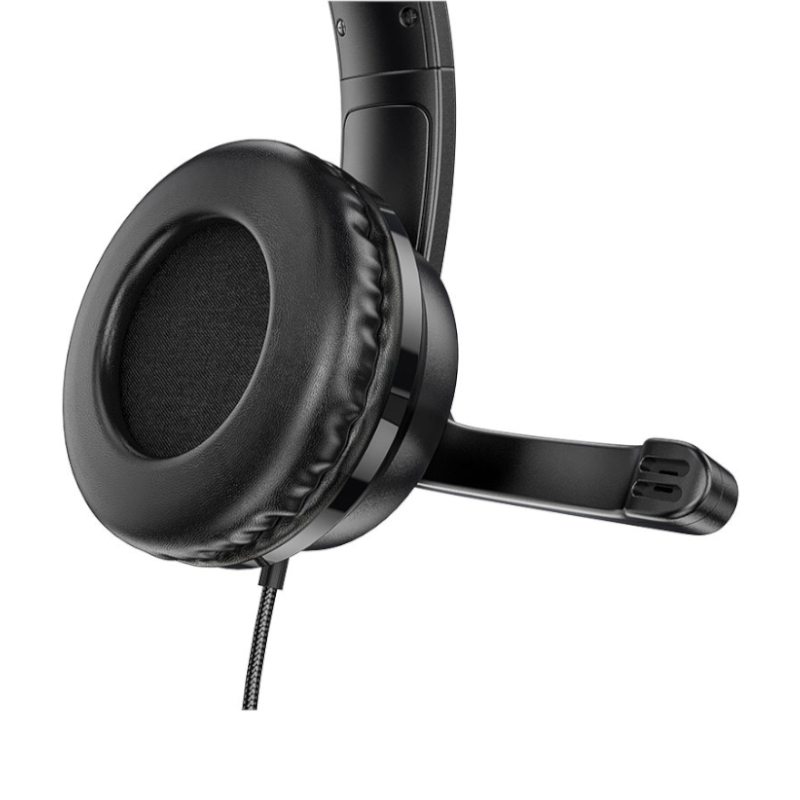 картинка Наушники проводные HOCO W103 игровые, (большие) 1.2 м от магазина "мир Электроники"