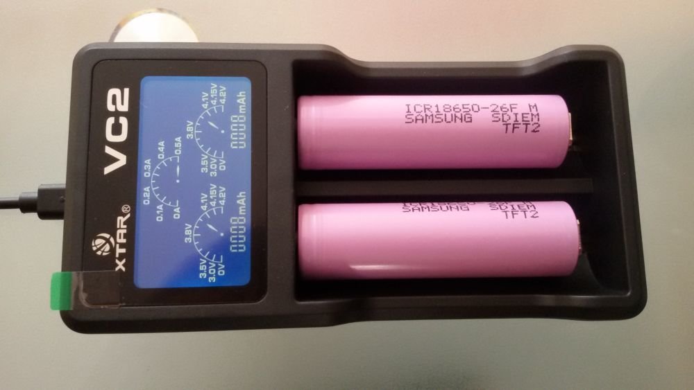 картинка XTAR VC2 USB зарядное устройство для Li-ion аккумуляторов (Код: ) от магазина "мир Электроники"