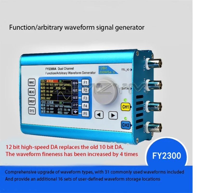 картинка Генератор сигналов FY2300 двухканальный до 20 МГц от магазина "мир Электроники"