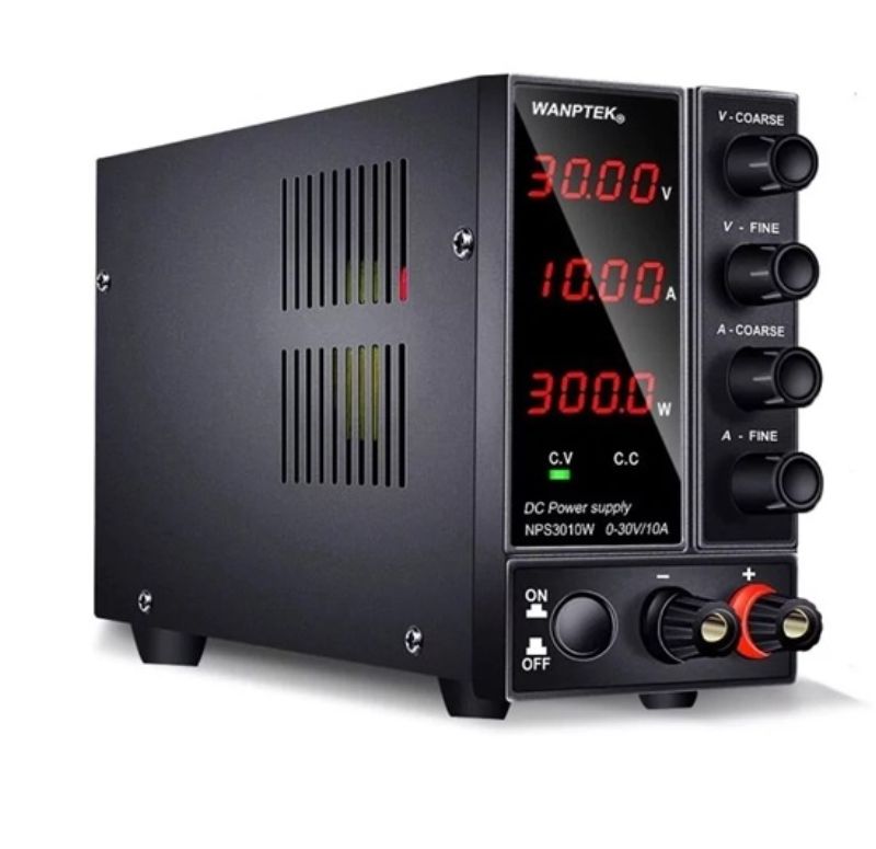 картинка Блок питания Wanptek NPS1203W-4 0-120В/3А, 4 разряда, черный от магазина "мир Электроники"