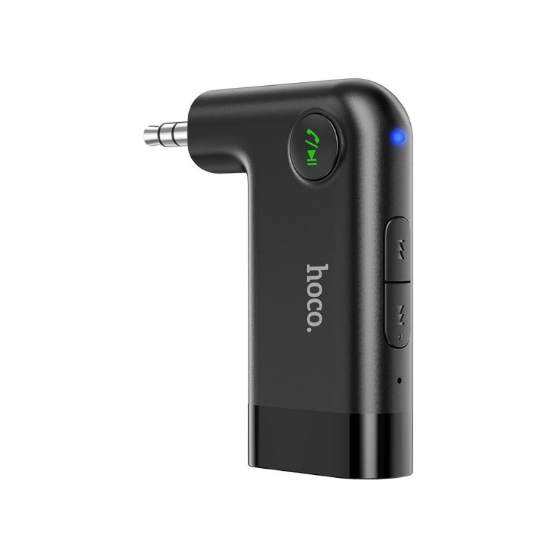 картинка Конвертор ресивер Bluetooth HOCO E53, 10 часов, AUX автомобильный от магазина "мир Электроники"