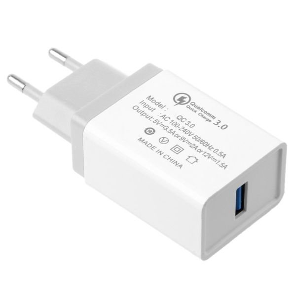 картинка Зарядное устройство Quick Charge 3,0 220В USB 3.5А от магазина "мир Электроники"