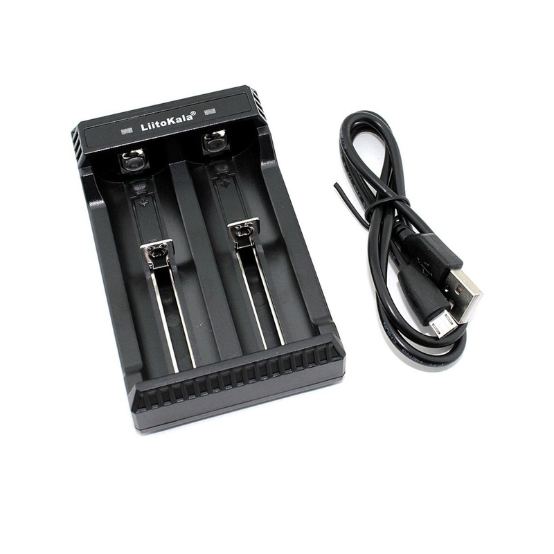 картинка Зарядное устройство LiitoKala Lii-L2, 2 слота Li-Ion от магазина "мир Электроники"
