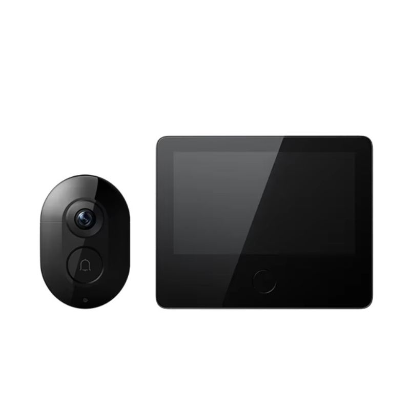 картинка Видео-глазок Xiaomi Smart Cat Eye 2 (MJMY01BY), камера 3Мп, 8000 мАч от магазина "мир Электроники"