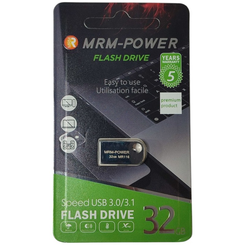 картинка Флешка MRM-POWER MRM-116 32ГБ USB 3.0/3.1 от магазина "мир Электроники"
