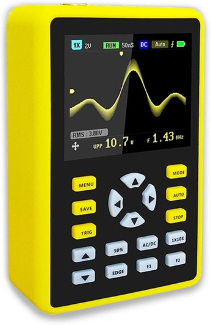 картинка Осциллограф FNIRSI-5012H мини до 100 МГц от магазина "мир Электроники"