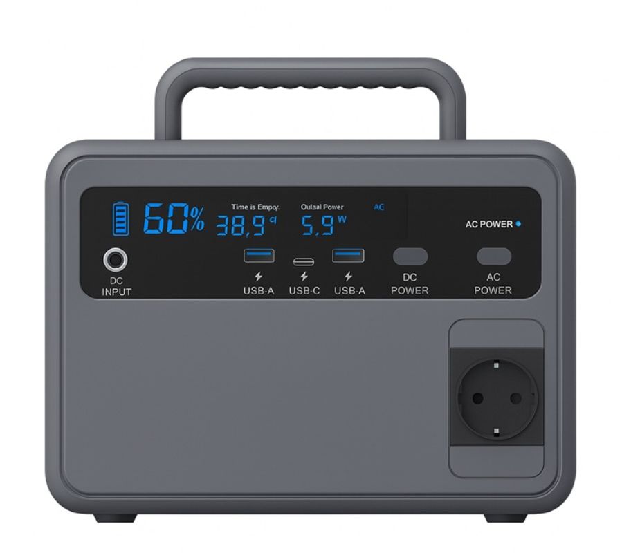 картинка Портативная электростанция CTECHI 600W, 384 Втч, 12,8В/30Ач, 600 Вт от магазина "мир Электроники"