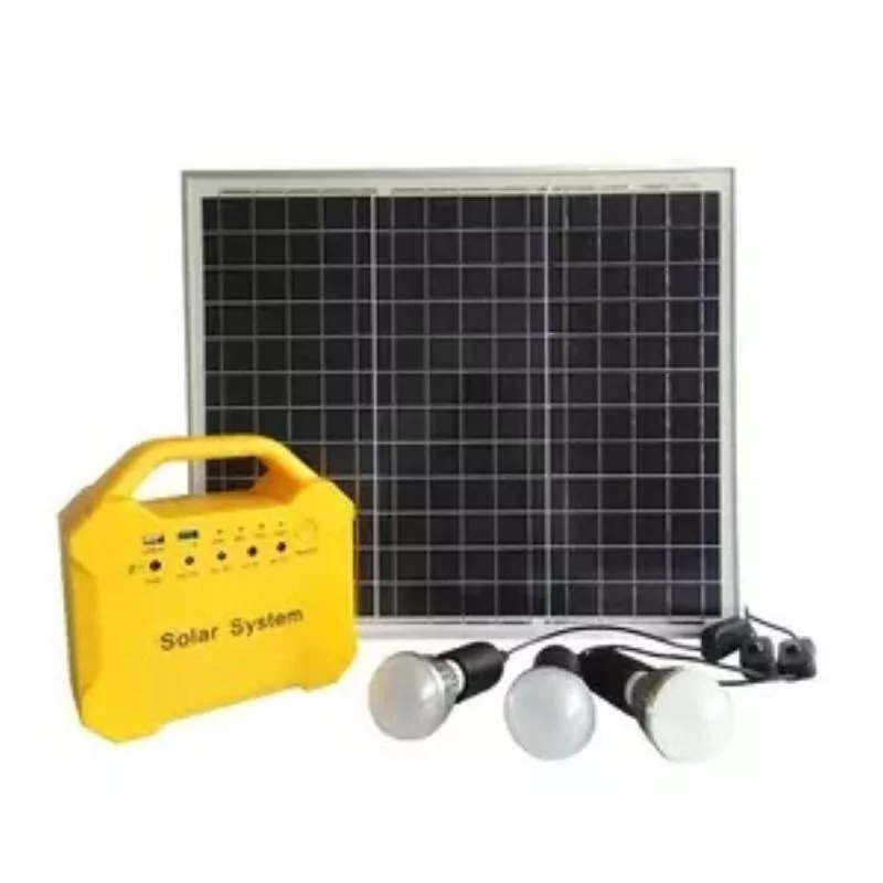 картинка Система автономного освещения XT-08 Solar Home System 12В 9000 mAh + 3 лампы от магазина "мир Электроники"