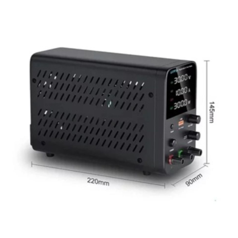 картинка Блок питания Wanptek WPS3010H 0-30В/10А, USB, 4 разряда импульсный от магазина "мир Электроники"