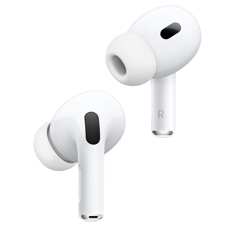 картинка Наушники беспроводные AirPods Pro 2, MQD83CH/A A2931, белые от магазина "мир Электроники"
