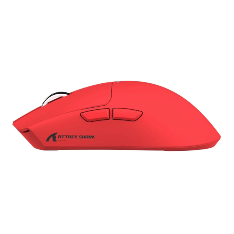картинка Мышь беспроводная ATTACK SHARK X11 игровая, 300 мАч, красная от магазина "мир Электроники"