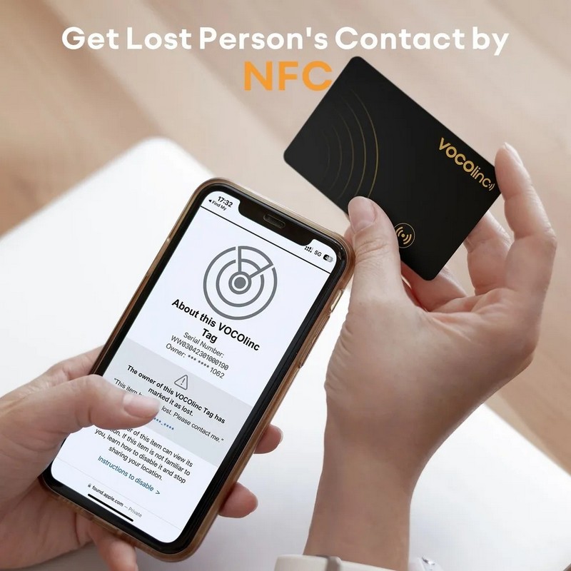 картинка Карта VOCOlinc Slim Tag VT2403 BT трекер для ios, шт. от магазина "мир Электроники"