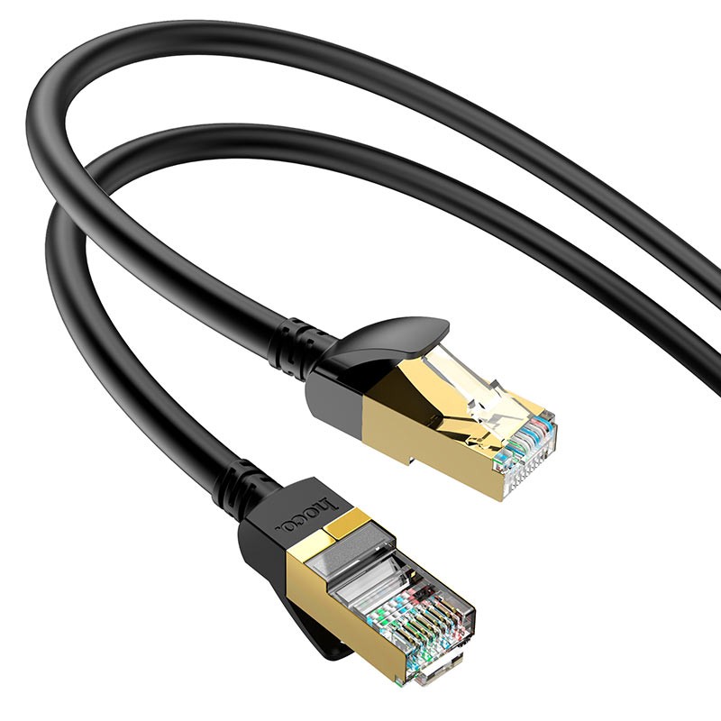 картинка Кабель компьютерный HOCO US02 LAN Cat 6, 1Гбит, 5 м от магазина "мир Электроники"