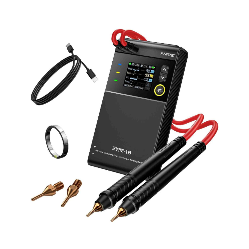 картинка Точечная сварка FNIRSI SWM-10, 5000 мАч, до 0.25 мм от магазина "мир Электроники"