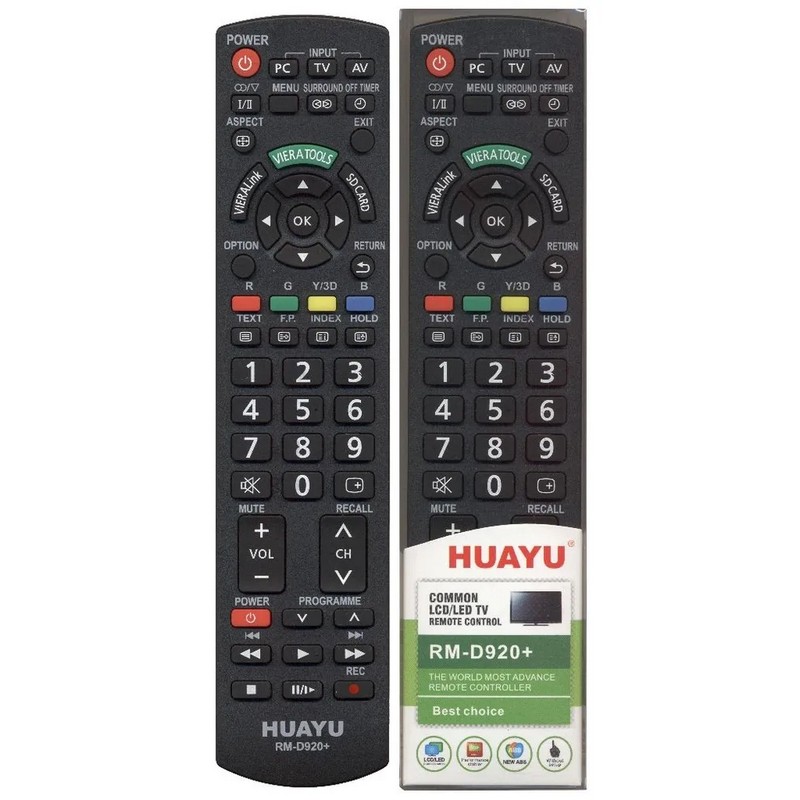 картинка Пульт универсальный HUAYU RM-D920+ для TV Panasonic от магазина "мир Электроники"