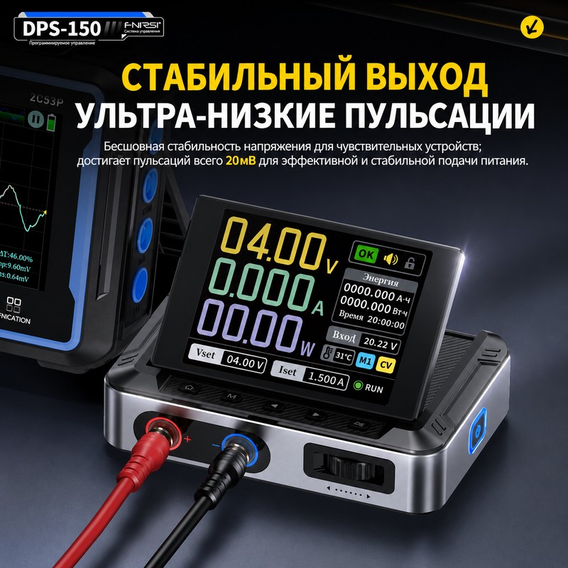 картинка Преобразователь DC/DC FNIRSI DPS-150 до 30В/5А, 150 Вт, лабораторный, понижающий от магазина "мир Электроники"