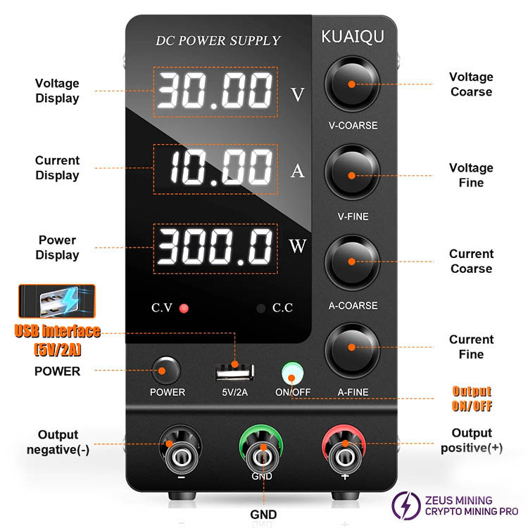 картинка Блок питания KUAIQU SRS-C3010 от магазина "мир Электроники"