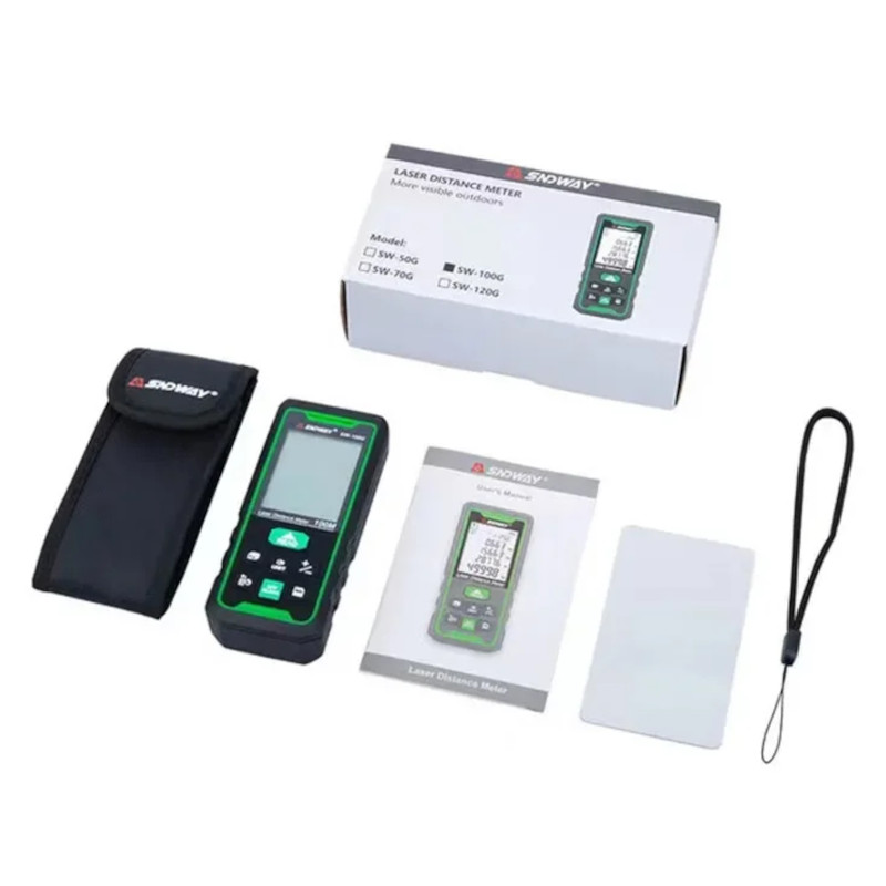 картинка Лазерный дальномер SNDWAY SW-50BG от магазина "мир Электроники"