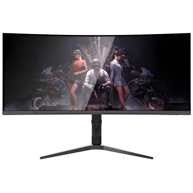 Игровой изогнутый монитор A-SIFTPANELMAX 4K165HZ — 34", 3440×1440, VA, 165 Гц, Adaptive Sync, 21:9, Стереодинамики