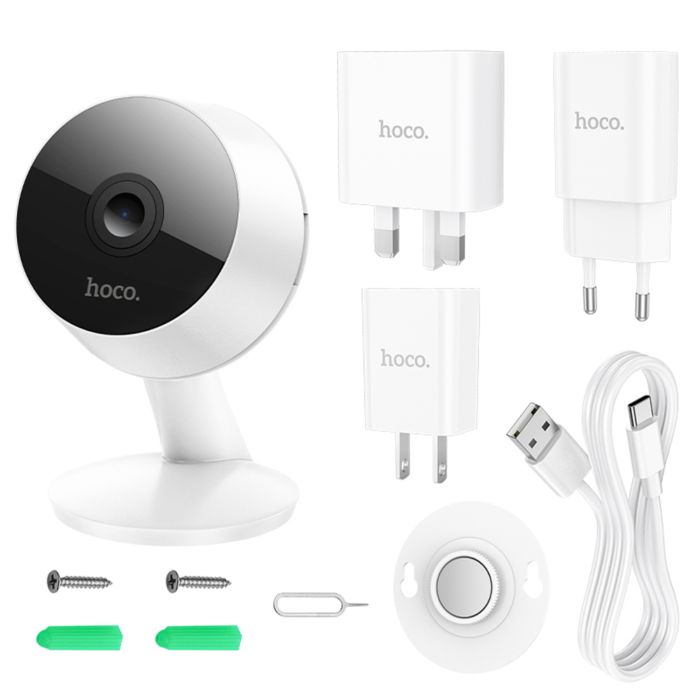 картинка Камера IP Wifi HOCO D3, Full HD, 3mpx от магазина "мир Электроники"